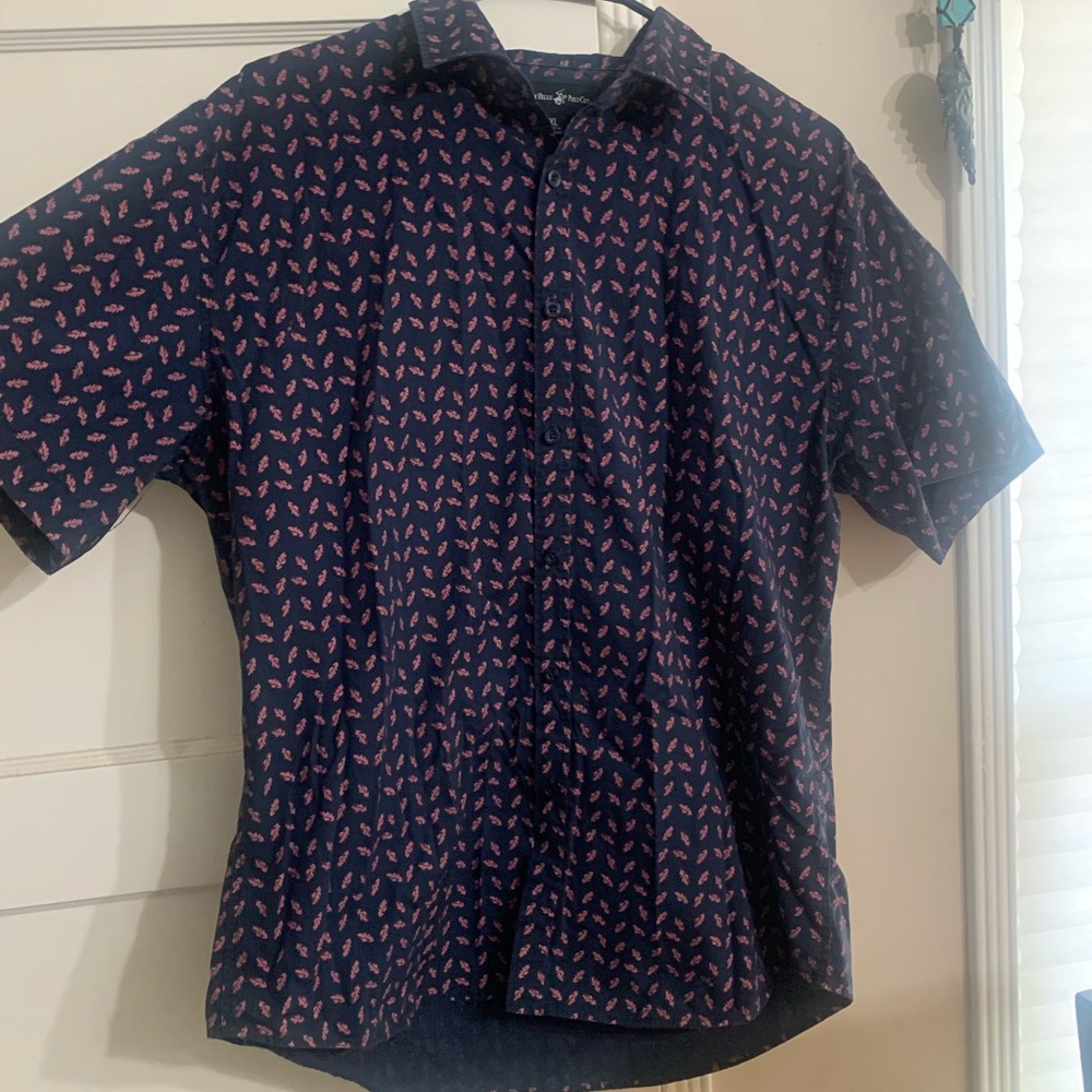 Beverly Hills Polo Club Patterned Shirt